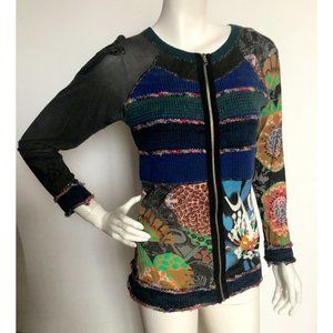 Desigual Zip Cardigan